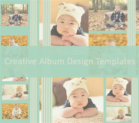 9×24 album designs psd free download. Creative & soft photo album design templates PSD free ...