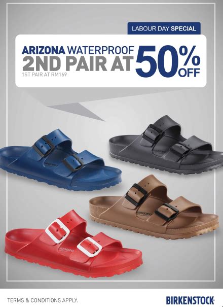 Chinese new year second day (tahun baru cina hari kedua). Birkenstock Arizona Waterproof 2nd Pair 50% Discount (1st ...