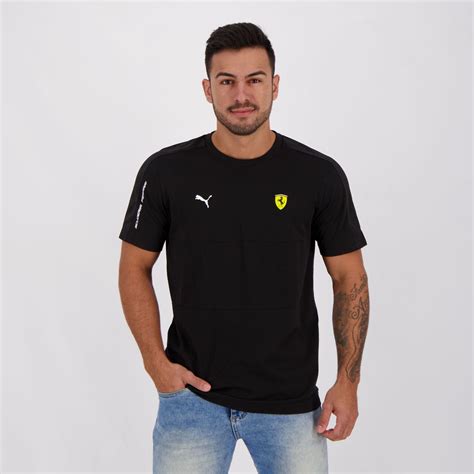 Disponível desde 10 de janeiro de 2020. Camiseta Puma Scuderia Ferrari T7 Especial Preta - FutFanatics