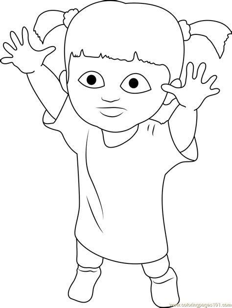 Share on facebook share on twitter share on google plus. Cute Mary Coloring Page for Kids - Free Monsters, Inc. Printable Coloring Pages Online for Kids ...