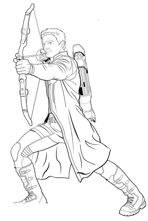 Click the avengers hawkeye coloring pages to view printable version or color it online (compatible with ipad and android tablets). Hawkeye Coloring Pages Avengers | Coloring pages, My ...