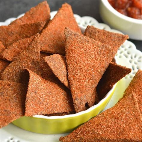 Roll out the dough between two pieces of parchment paper, as thinly as possible. Replace Toxic Chips with These DIY Paleo Doritos | Recipe ...