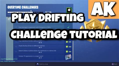 The reboot a friend program is similar to other referral programs, granting a series of rewards the more matches you just log in with your epic account and invite a friend who hasn't played fortnite for at least 30 days. Fortnite challenge Play matches Of drifting with A Friend ...