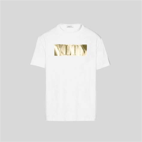 Did you scroll all this way to get facts about mens gold t shirt? GoLd VLTN T-shirt #valentino #gold #t-shirt #farfetch | Shirts, T shirt, Mens tops