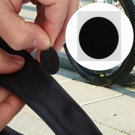 Hook the rounded end of one tire lever under the bead (the outer. TOPINCN Rubber Bike Tire Self-Adhesive Patch Sandpaper ...