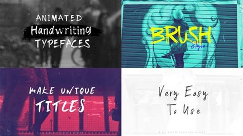 Download free slideshow templates, logo reveals, intros, customizable typography motion graphics, christmas templates and more! 40 "handwriting" Video Templates Compatible with Adobe ...