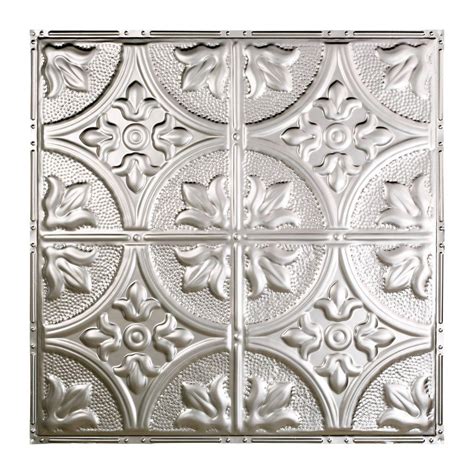 Benice metal kitchen backsplash peel and stick, adhesive tiles hexagon backsplash mosaic wall tile sticker bathroom heat resistant tiles fireplace diy (5 sheets, silver) 4.9 out of 5 stars 34 $39.99 $ 39. Great Lakes Tin Jamestown 2 ft. x 2 ft. Nail Up Tin ...
