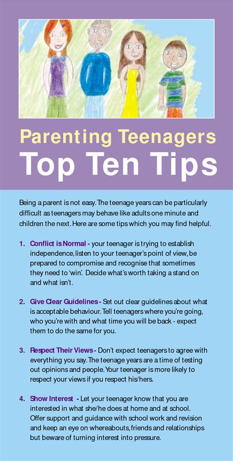 parenting tips | Parenting Teenagers Top Ten Tips Being a ...