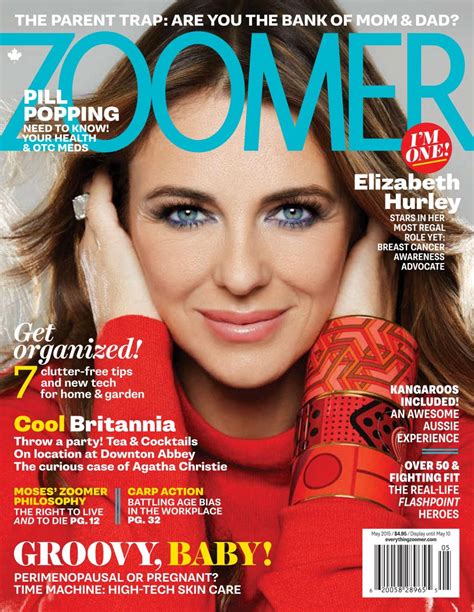 Elizabeth Hurley - Zoomer Magazine May 2015 Issue • CelebMafia