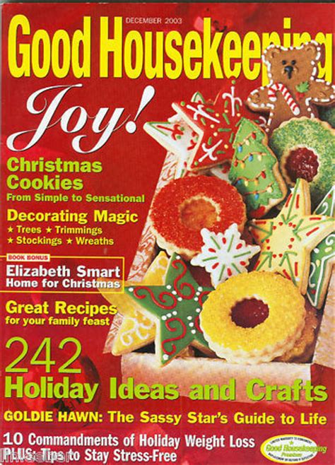 Here at good housekeeping, we understand that this might be very stressful for first time christmas cooks, or those of you that need to buy last minute ingredients. Good Housekeeping December 2003-Christmas Cookies/IDEAS ...