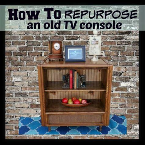 Vintage cabinet tv repurposed into a bar. My very first DIY blog post on our new website. Learn how ...