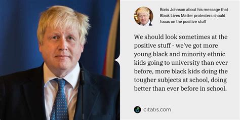 News for nerds stuff that matters. Boris Johnson about his message that Black Lives Matter ...