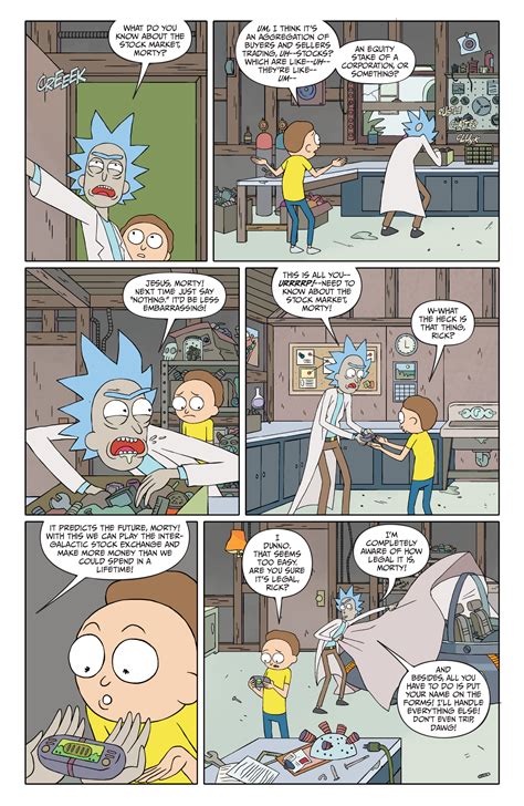 The hit comic book series based on dan harmon and justin roiland's hilarious adult swim animated show rick & morty is now available in its first collection! Nine Page Preview of ONI Press' Rick and Morty #1 - NerdSpan