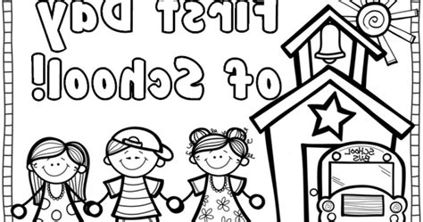 Includes every grade from preschool to senior year. First Day Of Preschool Coloring Pages