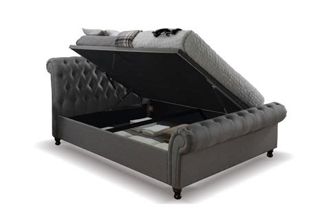 Same day delivery 7 days a week £3.95, or fast store collection. Castellano Grey Double Ottoman Storage Bed Frame