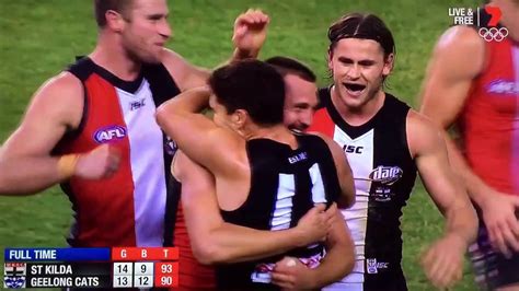 Keep updated with all the action from marvel stadium with live scores on. Last 41 seconds St Kilda vs Geelong round 14 2016 - YouTube