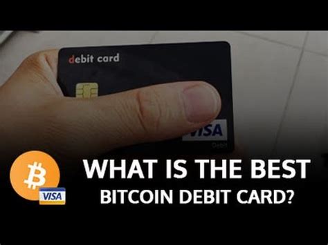 What are bitcoin debit cards? WHAT IS THE BEST BITCOIN DEBIT CARD? - YouTube