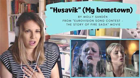 Rachel mcadams is amazing in eurovision song contest: Husavik (My Home Town) by Molly Sandén - Eurovision Song Contest (Reaction Video) - YouTube