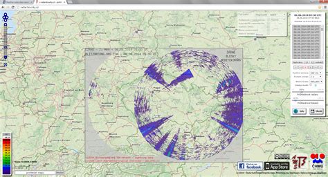 Bouřky na jižni moravě 7.6.2020 hudba: OrgoNet: Radar Skalky vysílá pravidelné intenzívní pulsy