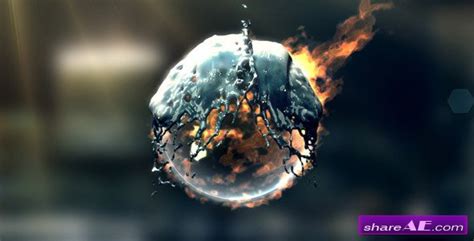 Fire is one of the most difficult elements to pull off digitally. Fire & Water Logo - After Effects Project (Videohive ...