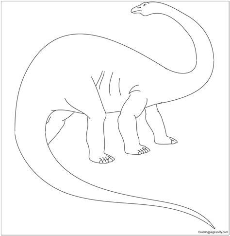 Apatosaurus sneaking around coloring pages to color, print and download for free along with bunch of favorite apatosaurus coloring page for kids. Apatosaurus Jurassic Dinosaur Coloring Page - Free ...