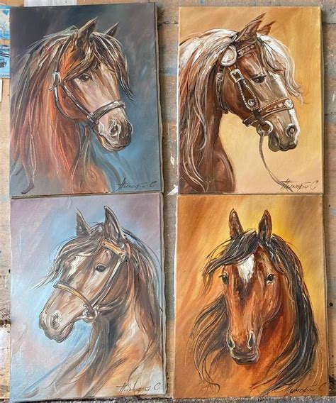 Our custom stuffed animals are: Horse Head Painting for Sale Original Animal Large Wall Art | Etsy | Etsy wall art, Horse ...