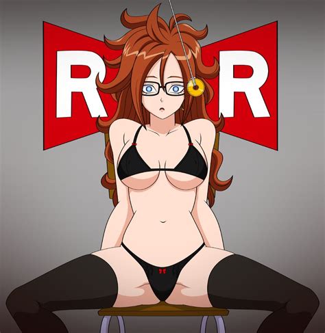 Briefs, and a genius inventor in her own right. absurdres android 21 bikini brown hair dragon ball empty ...