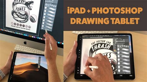 You may find the process similar to illustrator, but it is. Use your iPad as a Photoshop Drawing Tablet - YouTube