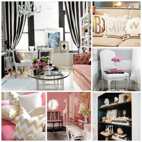 Maybe this is a good time to tell about pink and gold room. Love the black, white, pink and gold theme! So classic and girly! Hopefull for my daughter ...