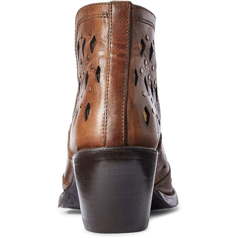 Spring, summer, winter or fall, the dixon western boot for women is an essential piece to every wardrobed; Ariat Women's Dixon Studded Western Boots - Amber | bootbay