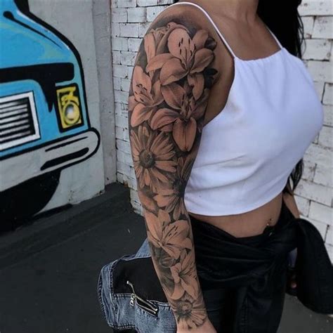 Female skeletons quarter sleeve tattoos. 25 Amazing Tattoo Designs for Women in 2019 | Sleeve ...