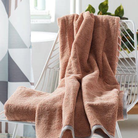 11″ wide by 24″ long. MoDRN Hemp 2-Piece Bath Sheet Towel Set - Dusty Rose ...