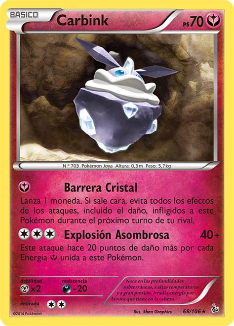 8 son de la sexta generación 7. Carbink (Destellos de Fuego TCG) - WikiDex, la ...