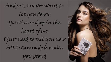 Lea was the cats' first number one hit in the netherlands in 1968. Lea Michele ~ Proud ~ Lyrics - YouTube