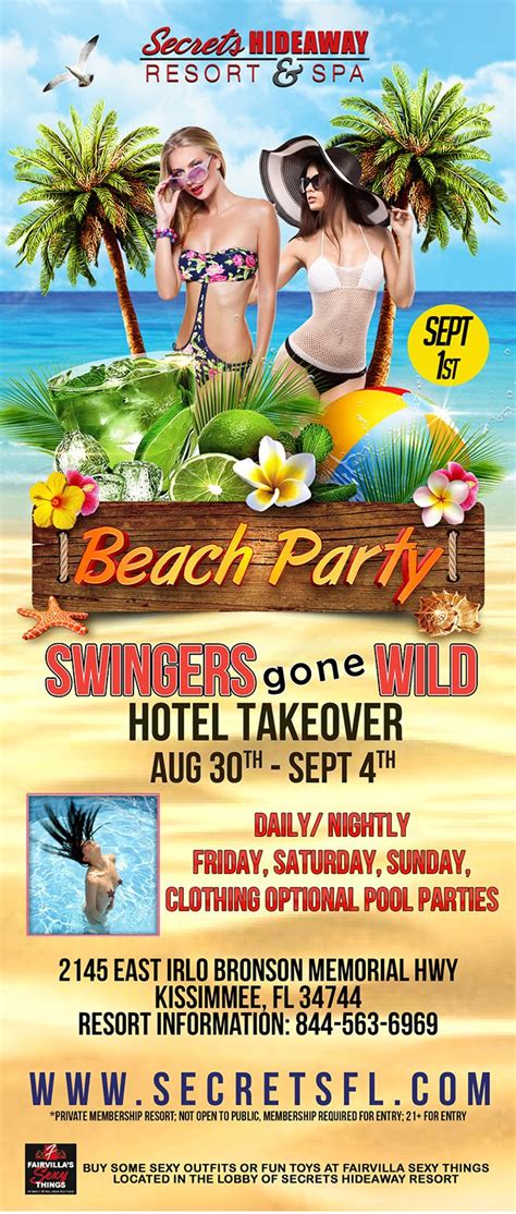 Events - Beach Party - Swingers Gone Wild Orlando, Florida ...