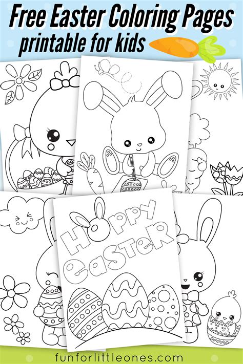 Brighten up your easter with these fun and free printable easter coloring pages. Easter Coloring Pages for Kids (Free Printable) - Fun for ...