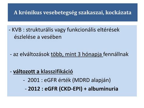 Improving global outcomes (kdigo) ist eine globale gemeinnützige stiftung mit dem ziel einer weltweiten verbesserung der versorgung von chronischen nierenkranken und von. PPT - A KDIGO új irányelveinek hatása a krónikus ...