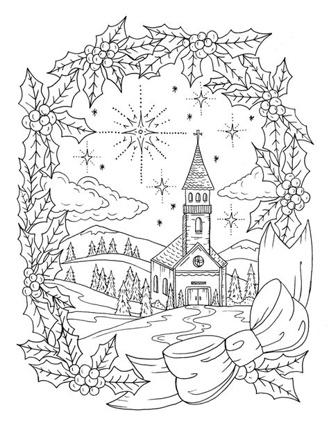 All rights belong to their respective owners. Christmas Coloring Page Instant download Adult Coloring | Etsy