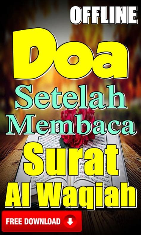 Hal ini dikarenakan sebagian orang yang membutikan sendiri tentang khasiat yang didapat jika kita mengamalkan ayat ini, seperti yang sudah dikutip doa wirid alaman yang di ambil dari kaskus, yang sudah mengamalkannya sejak dari muda dulu, dan menurut dia. Doa Setelah Baca Al Waqiah - Cari Pembahasannya