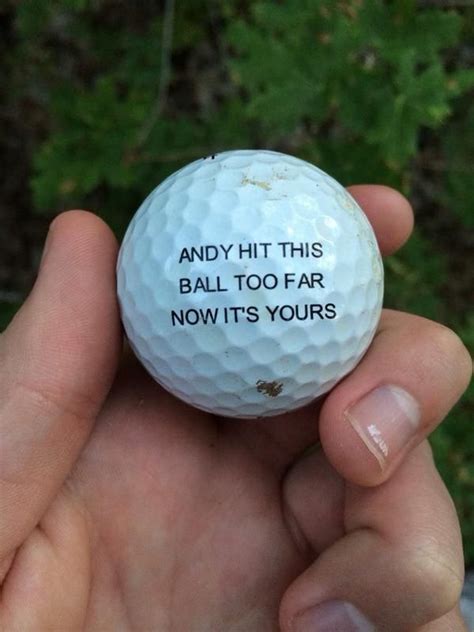 40 funny golf team names. Personalized Golf Balls - True Statements Golf like a pro with these tips. Click… | Golf ball ...