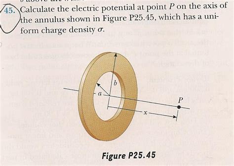 The calculation for potential at point p is +5,250 j/c, so if we place a +1 c charge there, then it will have 5,250 j of pe. Solved: Calculate The Electric Potential At Point P On The ...