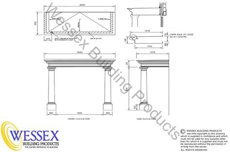 Together with the set of specifications, detail what is to be built and what. Shaftesbury Portico 3000 | GRP Entrance Porticos