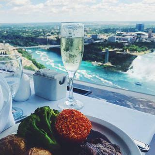 You can see the canadian horseshoe falls, the american falls and the bridal veil falls all from our restaurants and observation deck. Skylon Tower Revolving dining room#skylontower | Niagara ...