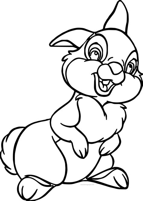 Rabbit coloring pages for kids. Cartoon Rabbit Coloring Pages at GetColorings.com | Free ...