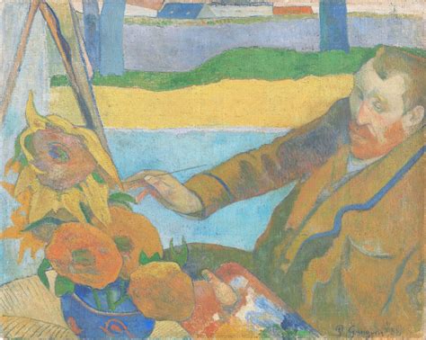 Allowing children to be creative through engaging lesson plans is a great way for young minds to be inspired and learn. Paul Gauguin - Van Gogh Painting Sunflowers 1888, painting ...