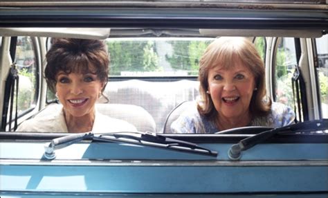 It was their first time to see each other after more than 30 years, and the moment was so emotional and beautiful. FAB The Time Of Their Lives starring Joan Collins Pauline ...