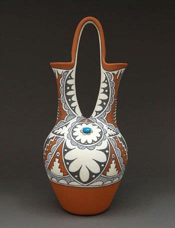 Learning about the wedding traditions of america's indigenous people is an important part of helping to preserve these customs and cultures. Pottery Wedding Vase by Mary Small - Jemez Pueblo - Jemez ...