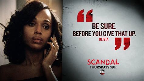 She was the chief of staff of president mellie grant before her resignation and command of b613 before it was dismantled. Olivia Pope | Olivia pope quotes, Scandal quotes, Quotes