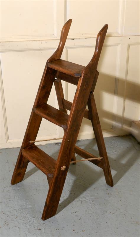 A stepstool in the bathroom or the kitchen is great for empowering kids and getting them involved in. Victorian Pine Step Ladder Or Kitchen Steps | 502253 ...