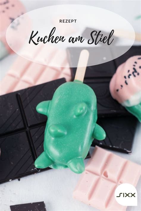 Kuchen am stiel à la popsicle mit weißer kuvertüre. Sweet & Easy - Enie backt - Kuchen am Stiel im Kaktus ...